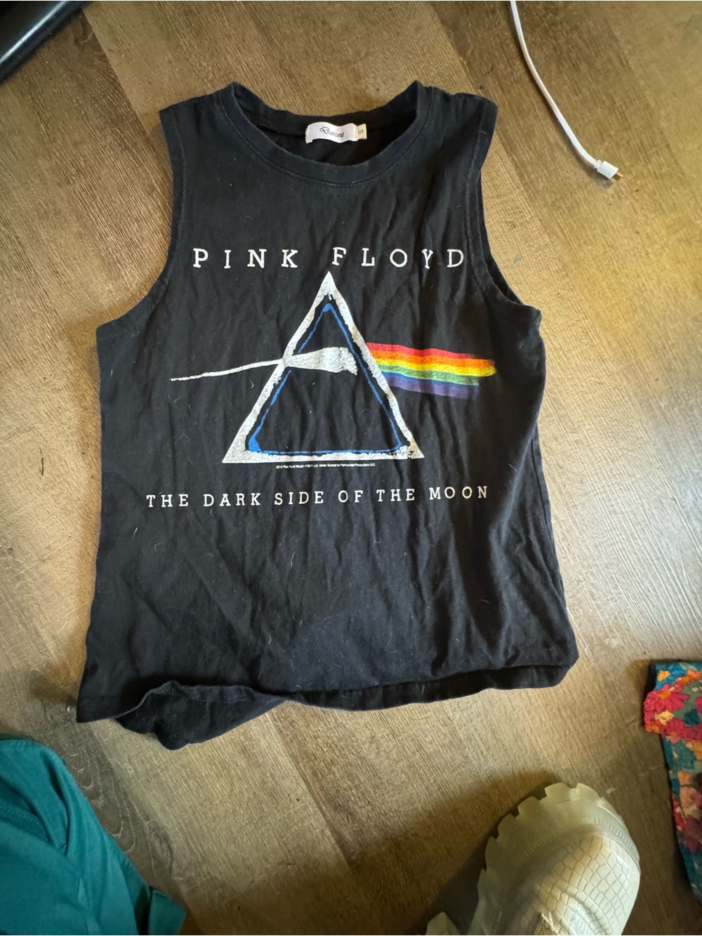 Pink Floyd Dark Side of the Moon Tank Top – Black – Small